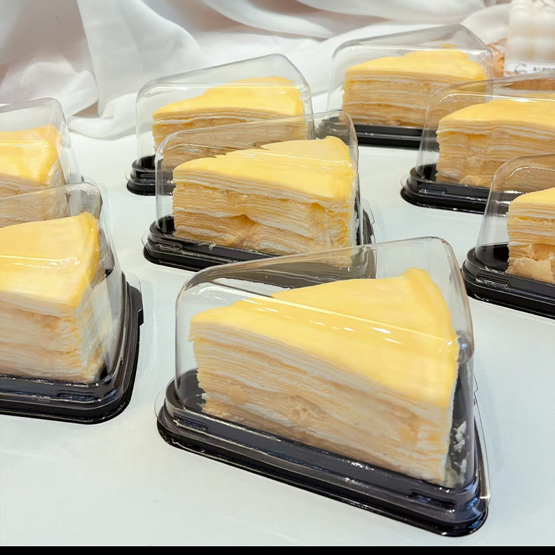 Cake Board Round - 100 PCS Disposable Cake Box,Plastic Triangle