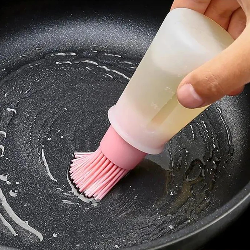 Kitchen Baking Area - New 2026 1PC Silicone Oil-Bottle Brush