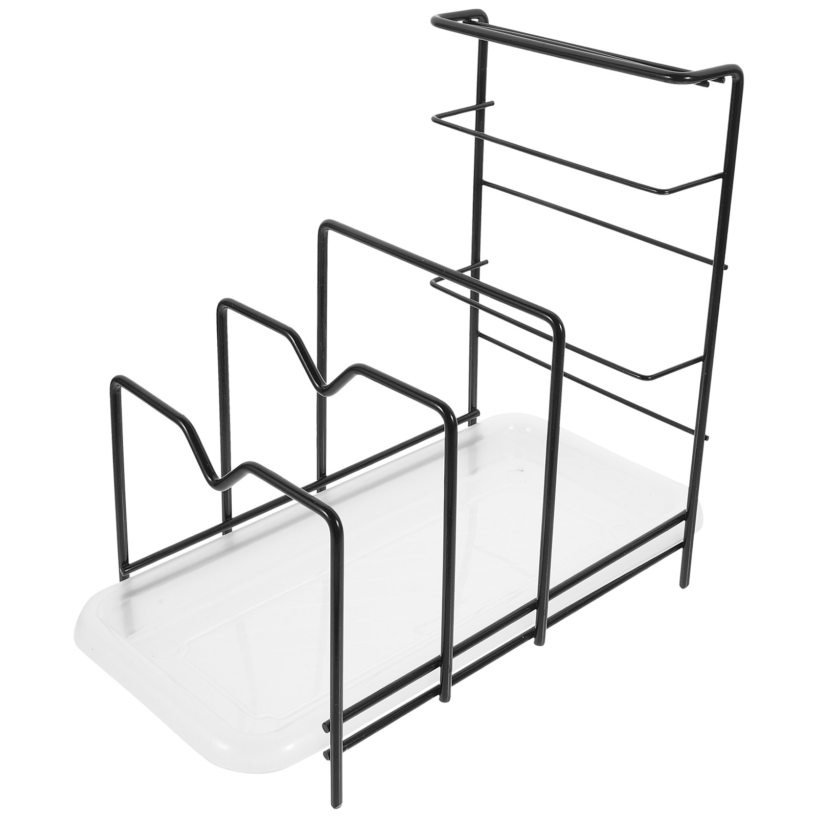 Kitchen Cabinet Baking Sheet Organizer - Pot Lid Organizer Rack Cutting Board