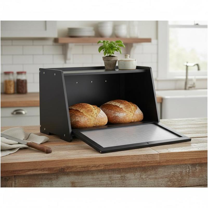Kitchen Baking Storage - Kitchen Loaf Storage Bin 15x10x12in For