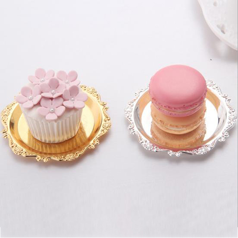 Silver Golden Iron Tray Glossy - огляд і ціна Cake Board Round