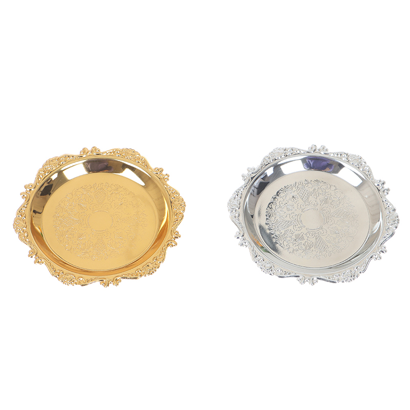 Silver Golden Iron Tray Glossy - огляд і ціна Cake Board Round