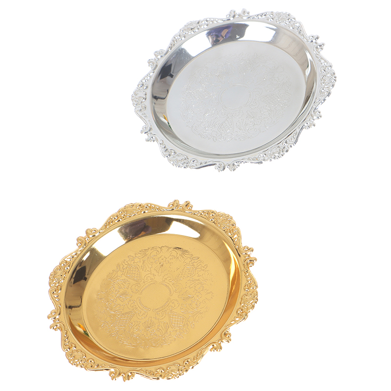 Silver Golden Iron Tray Glossy - огляд і ціна Cake Board Round