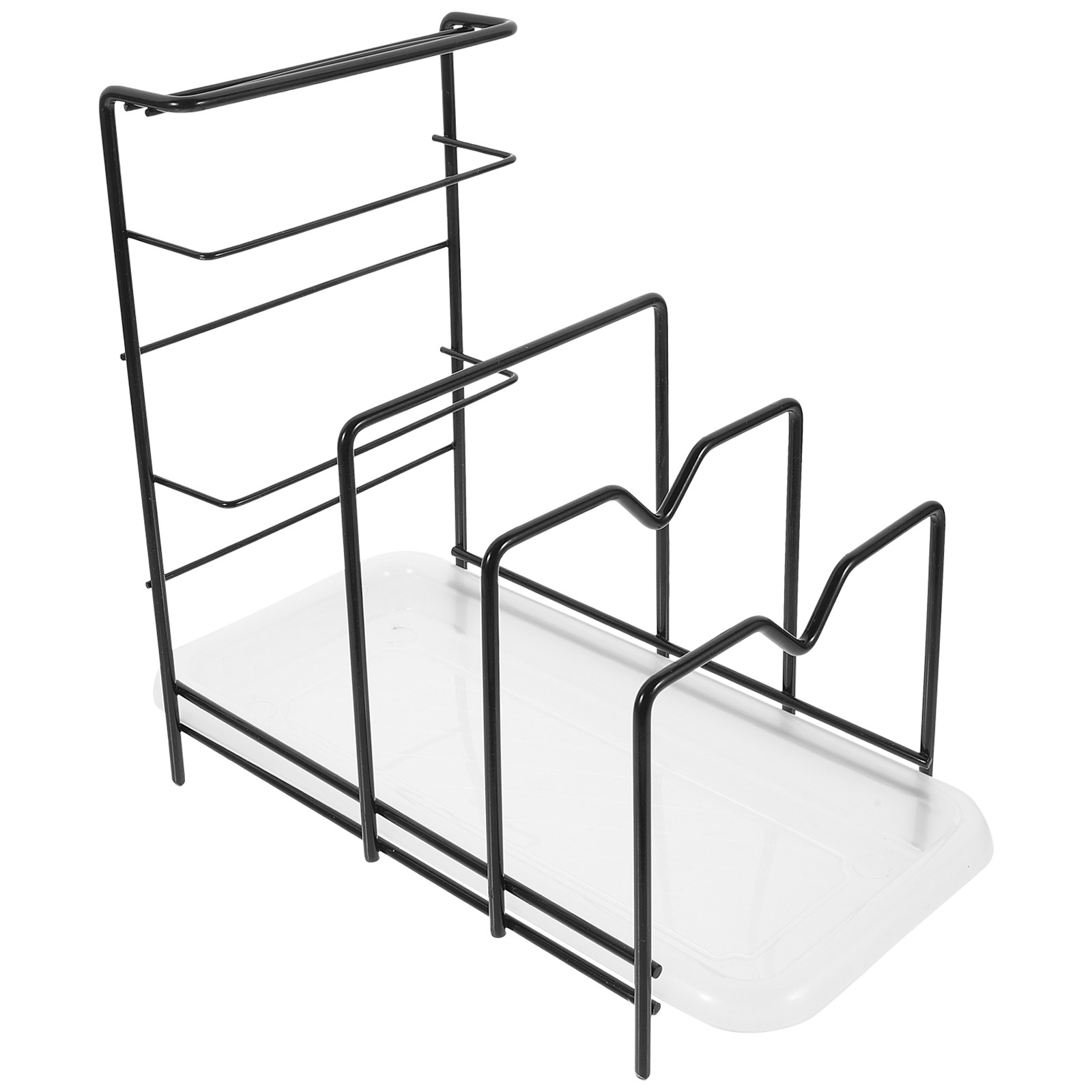 Pot Lid Rack Kitchen Storage O - огляд і ціна Kitchen Cabinet Baking Sheet Organizer