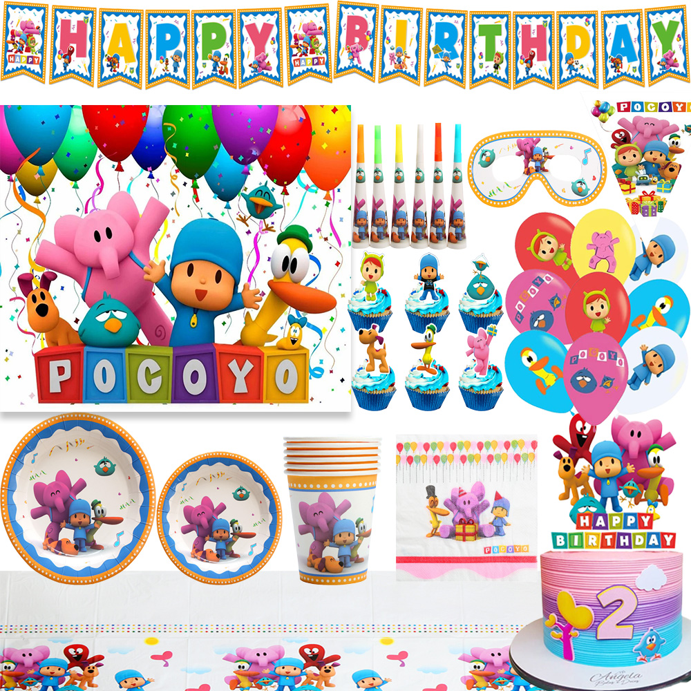 Blue&Pocoyoing Birthday Party  - огляд і ціна Cake Board Round