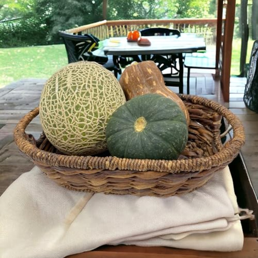 Handwoven Oval Wicker Baskets  - огляд і ціна Kitchen Baking Storage