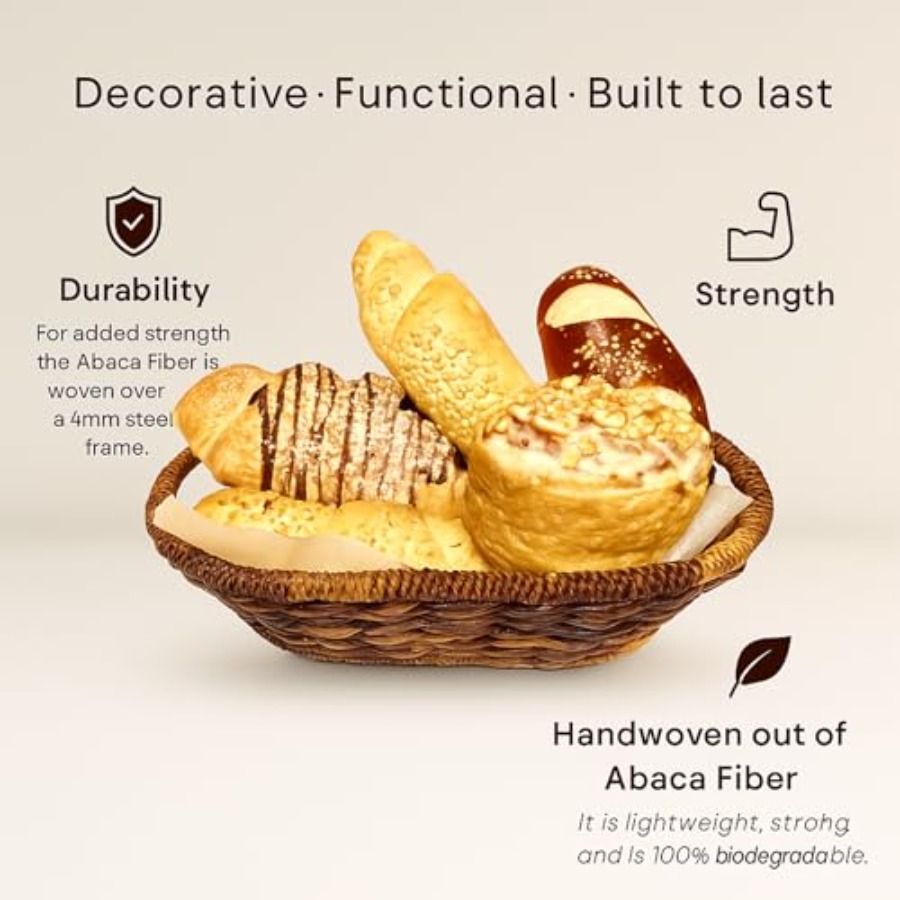 Handwoven Oval Wicker Baskets  - огляд і ціна Kitchen Baking Storage
