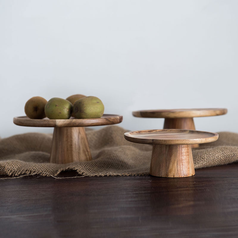 KEMORELA High Stand Wooden Cak - огляд і ціна Cake Board Round