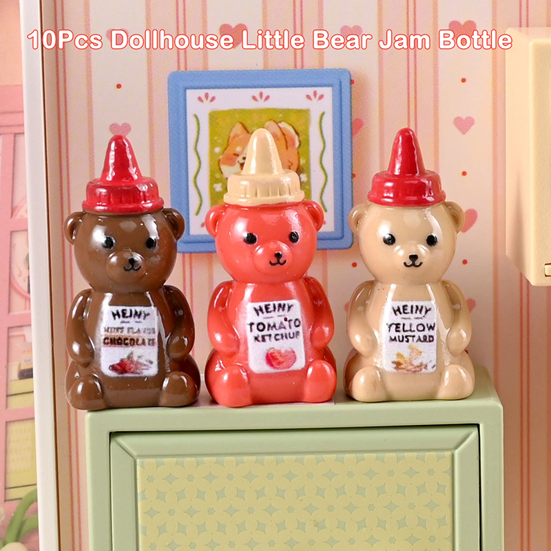 10Pcs 1/12 Dollhouse Simulated - огляд і ціна Kitchen Baking Storage