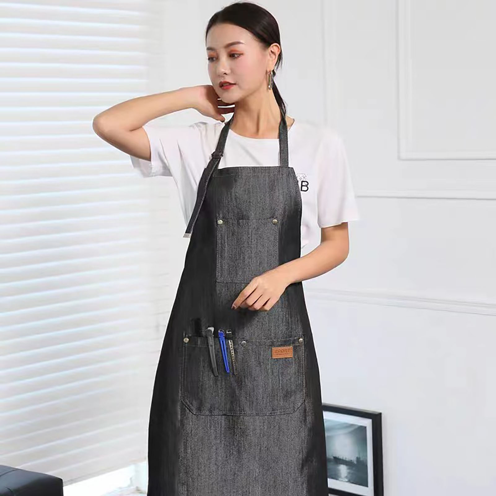 Denim Apron Salon Working Clot - огляд і ціна Kitchen Baking Unit