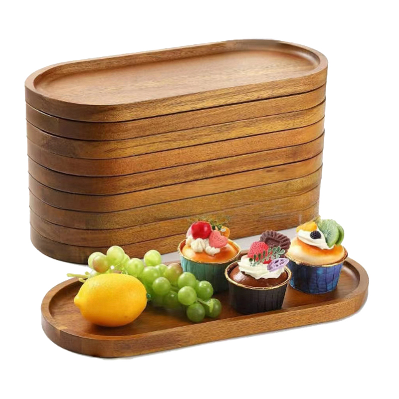 Tableware Solid Wood Food Tray - огляд і ціна Cake Board Round