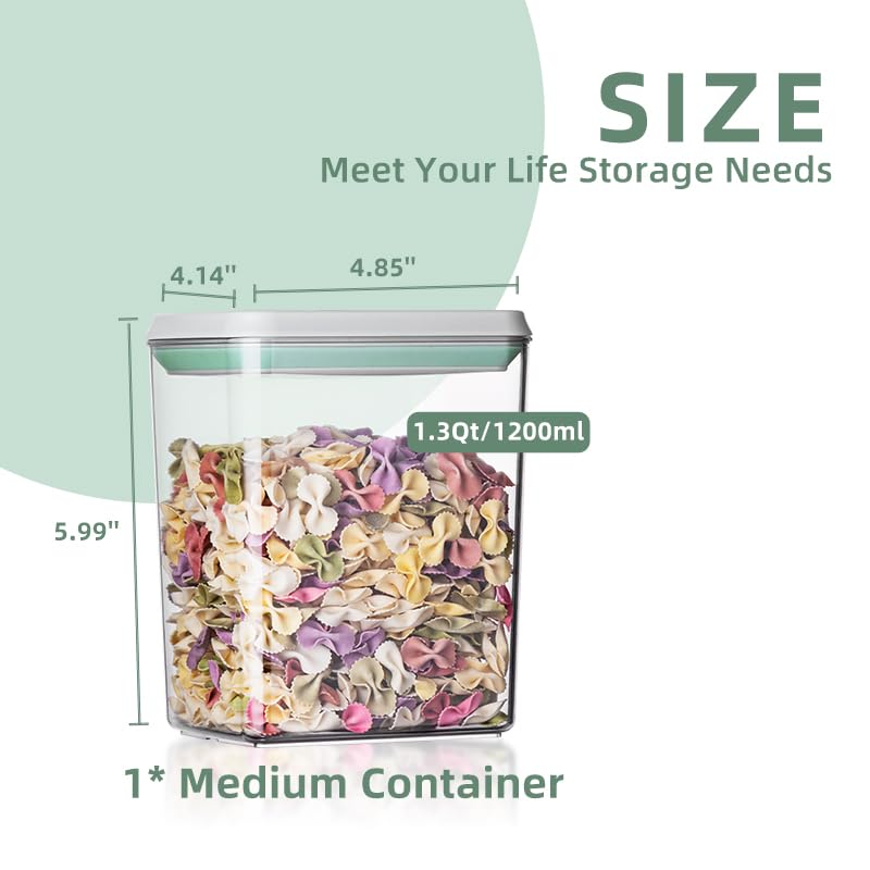 Ankou 3Pcs 1.2L Pop Airtight F - огляд і ціна Kitchen Baking Storage