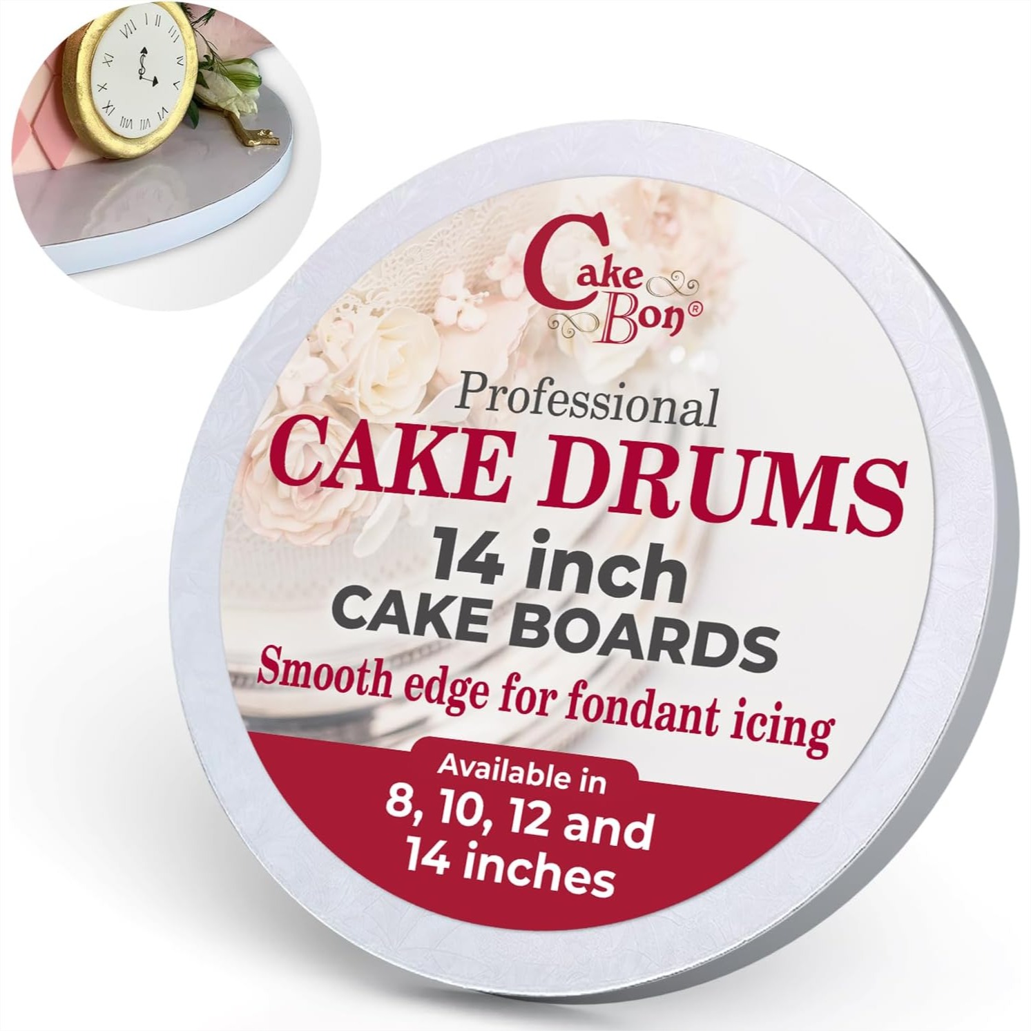 14 Inch Round Cake Boards, 1/2 - огляд і ціна Cake Board Round