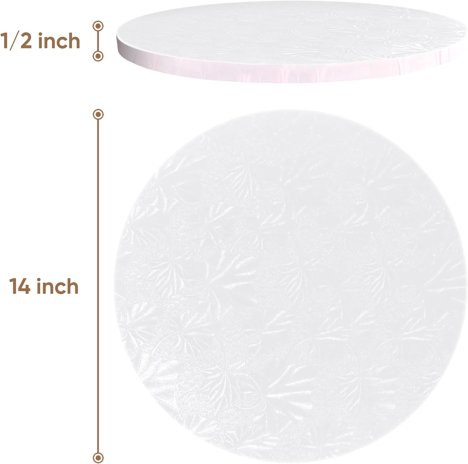 14 Inch Round Cake Boards, 1/2 - огляд і ціна Cake Board Round