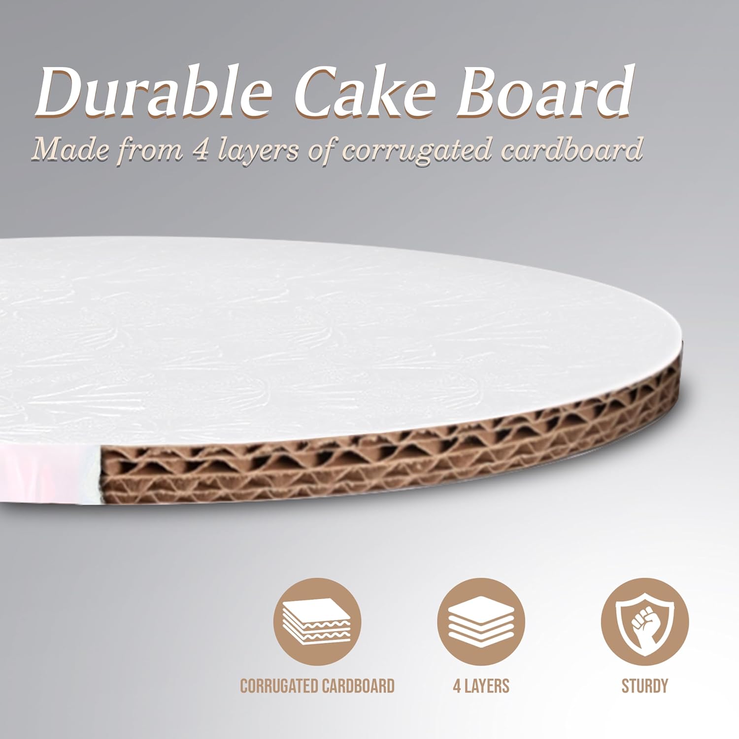 14 Inch Round Cake Boards, 1/2 - огляд і ціна Cake Board Round