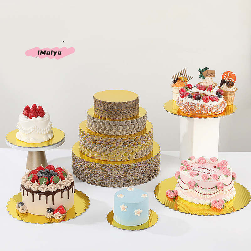 Golden round Cake Boards 4/5/6 - огляд і ціна Cake Board Round