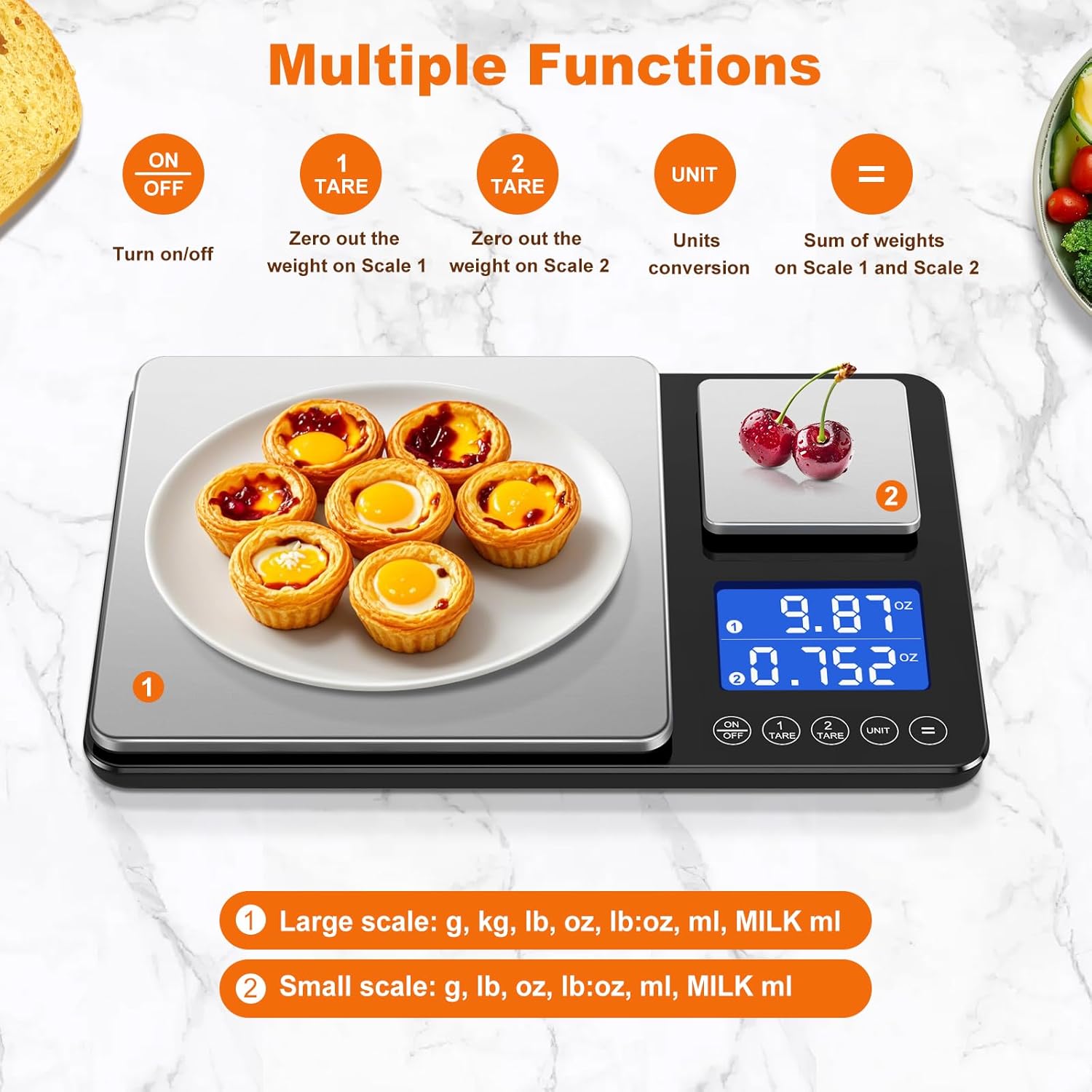 Dual Platform Kitchen Scale 33 - огляд і ціна Kitchen Baking Unit