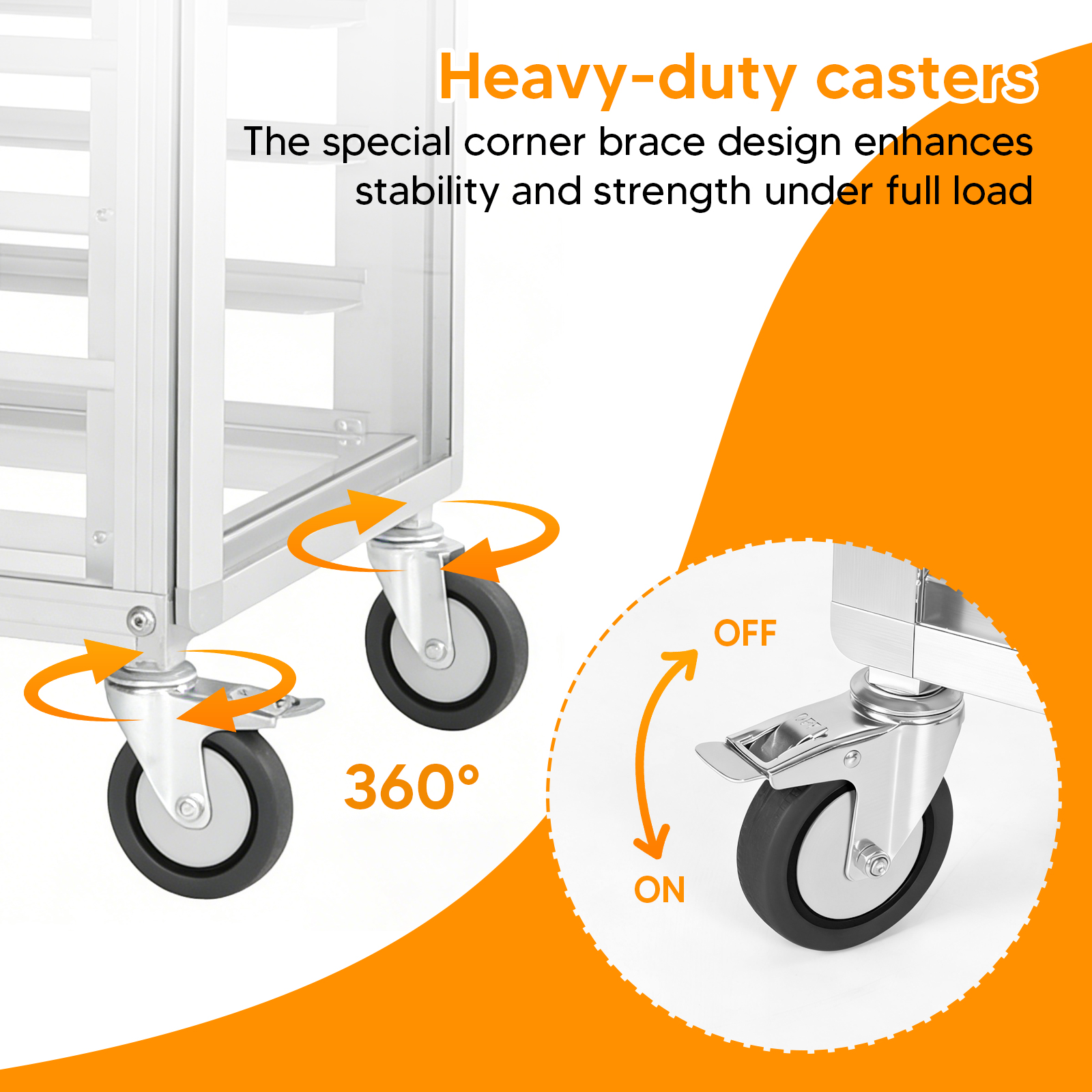 18 Tiers Bun Rack with Wheels  - огляд і ціна Commercial Kitchen Baking Equipment