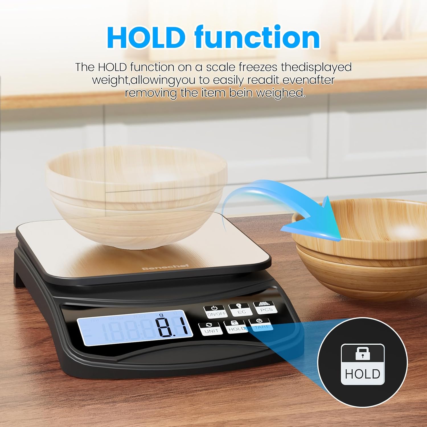 Digital Kitchen Scale with Lar - огляд і ціна Kitchen Baking Unit
