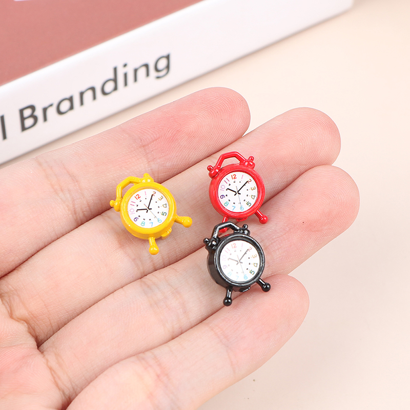 1PC 1:12 Scale Alarm Clock Dol - огляд і ціна Kitchen Baking Storage