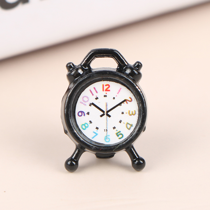 1PC 1:12 Scale Alarm Clock Dol - огляд і ціна Kitchen Baking Storage