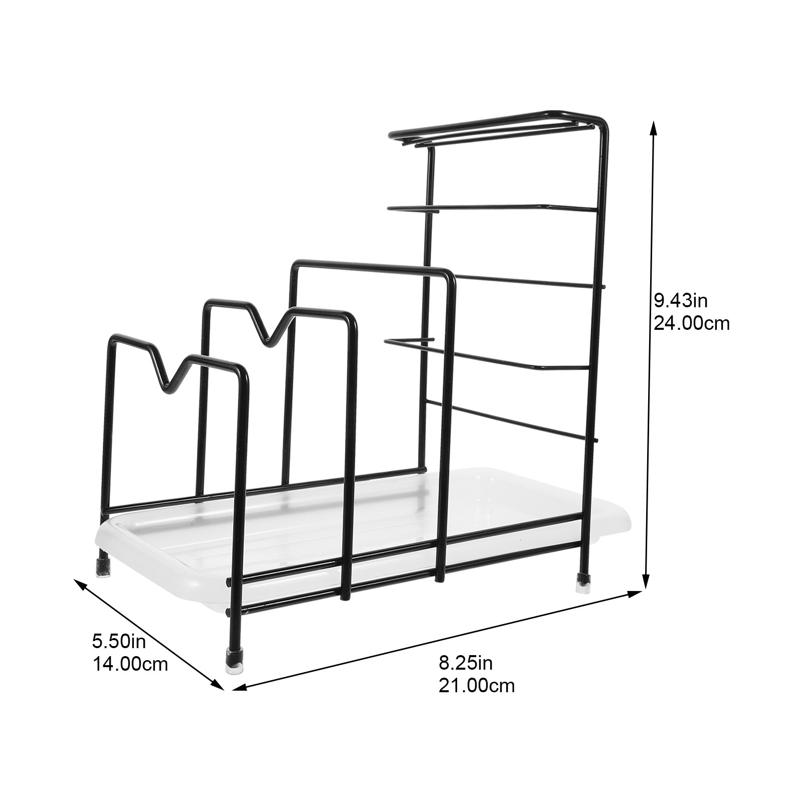 Pot Lid Rack Cutting Board Org - огляд і ціна Kitchen Cabinet Baking Sheet Organizer