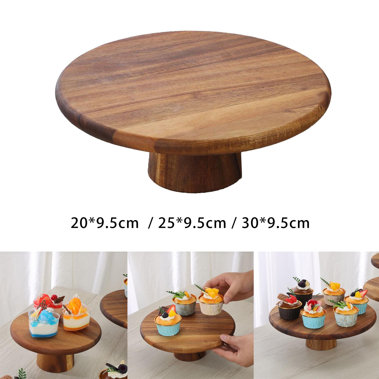 Wood Cake Stand Multiuse Chees - огляд і ціна Cake Board Round