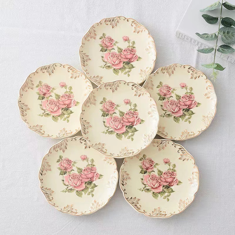 Rose Flower Hand Painted Coffe - огляд і ціна Cake Board Round