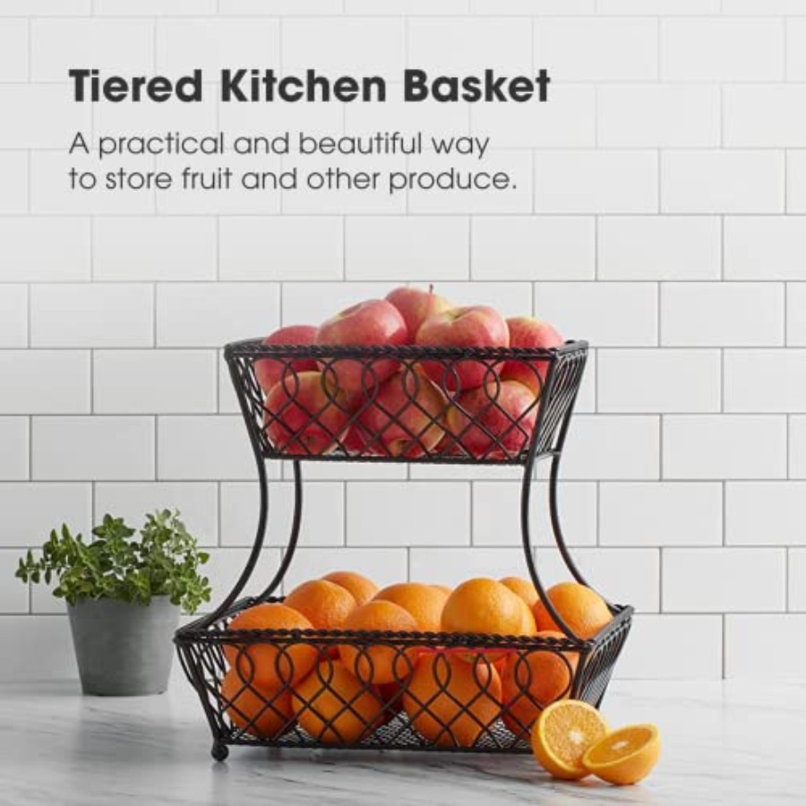 Loop and Lattice 2-Tier Rectan - огляд і ціна Kitchen Baking Storage