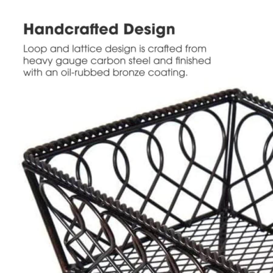 Loop and Lattice 2-Tier Rectan - огляд і ціна Kitchen Baking Storage
