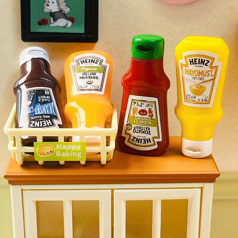 4Pcs Dollhouse Miniature Straw - огляд і ціна Kitchen Baking Storage