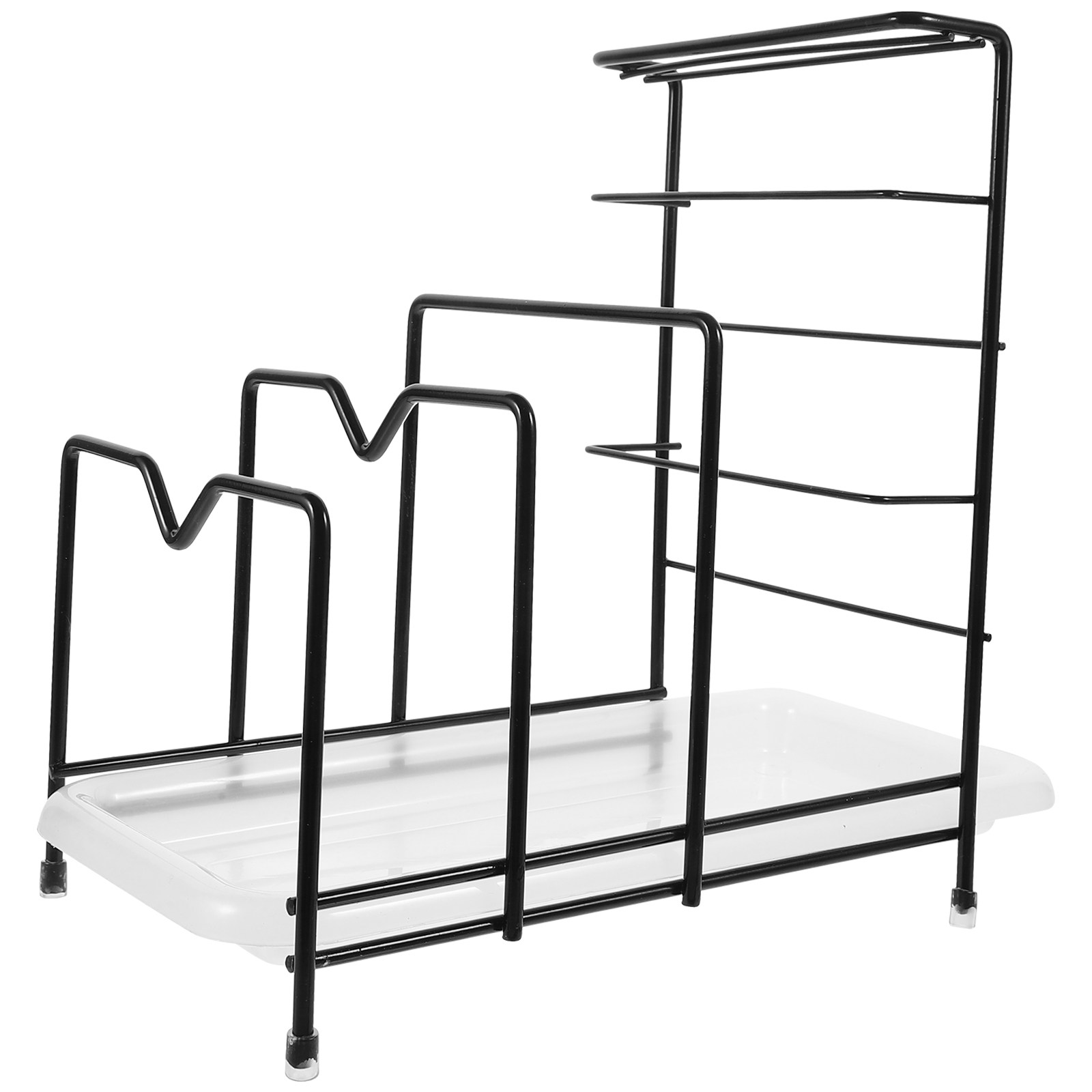 Pot Lid Organizer Rack Cutting - огляд і ціна Kitchen Cabinet Baking Sheet Organizer