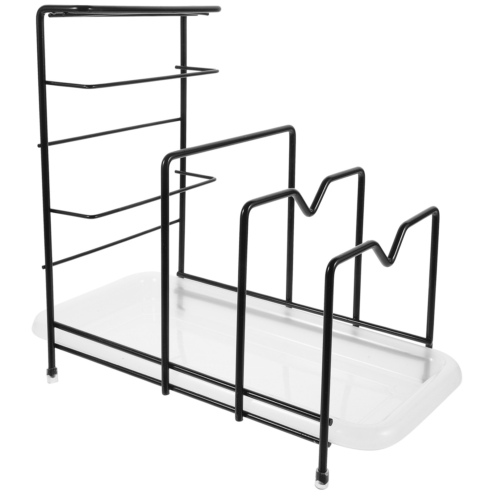 Pot Lid Organizer Rack Cutting - огляд і ціна Kitchen Cabinet Baking Sheet Organizer