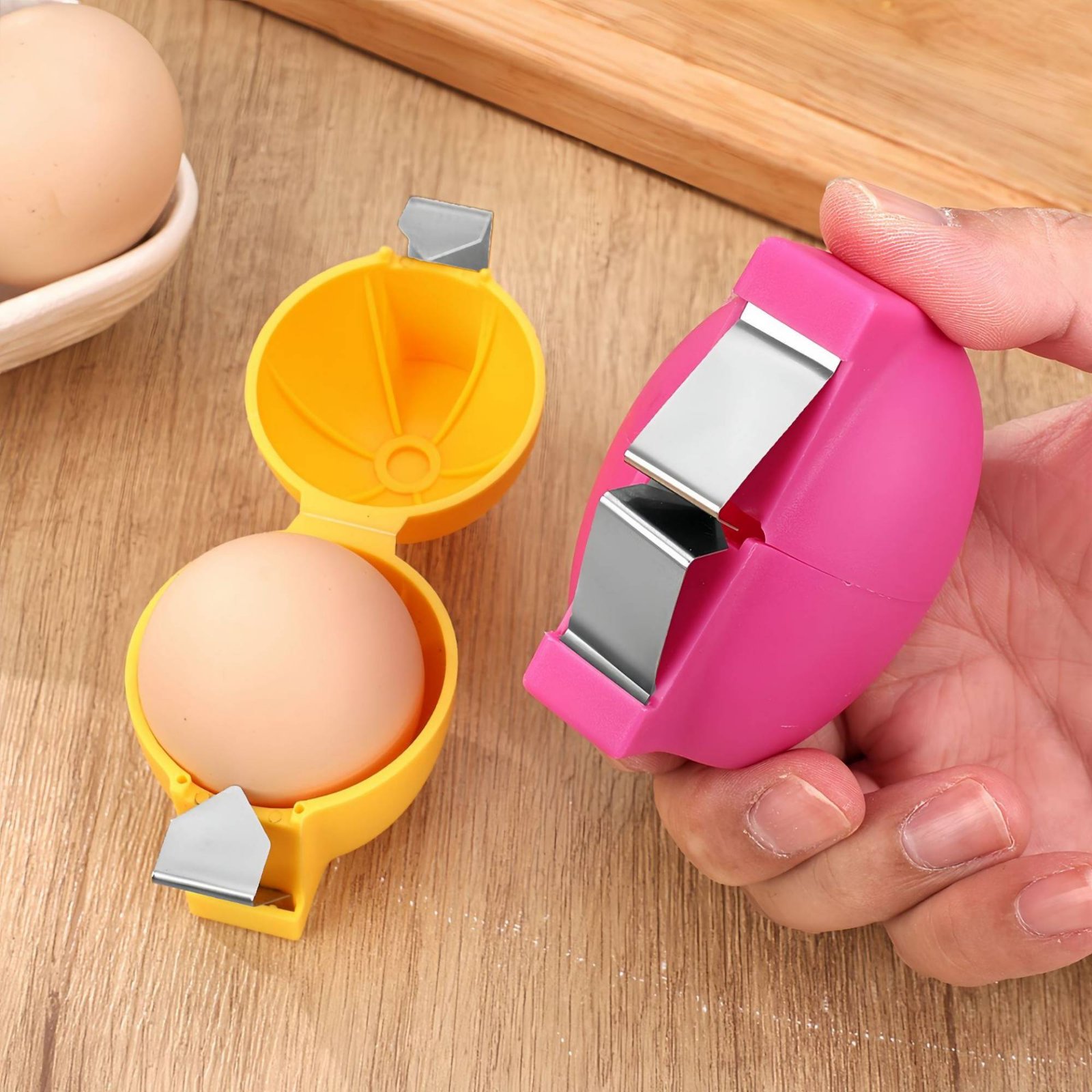 Hen Fruit Shell Opener No Mess - огляд і ціна Kitchen Baking Mess