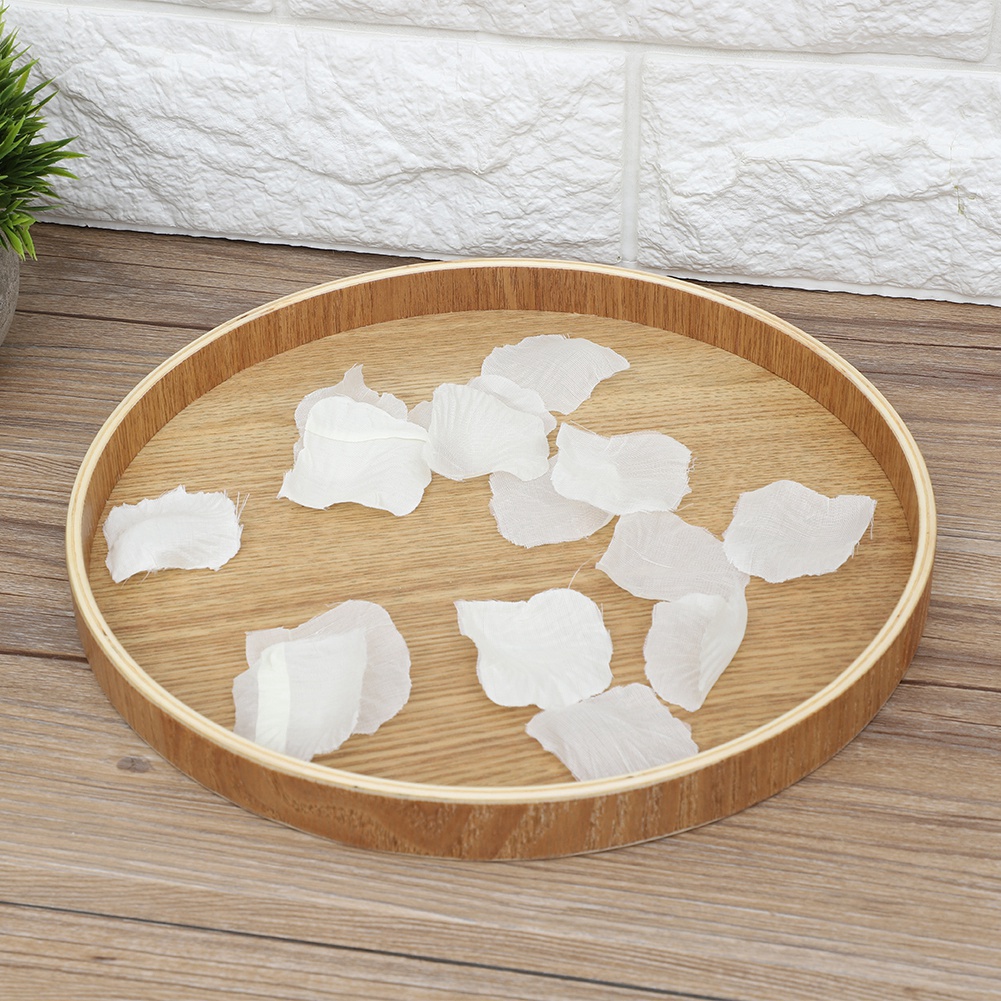 Wooden Serving Tray Tea Plate  - огляд і ціна Cake Board Round