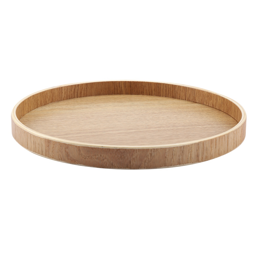Wooden Serving Tray Tea Plate  - огляд і ціна Cake Board Round