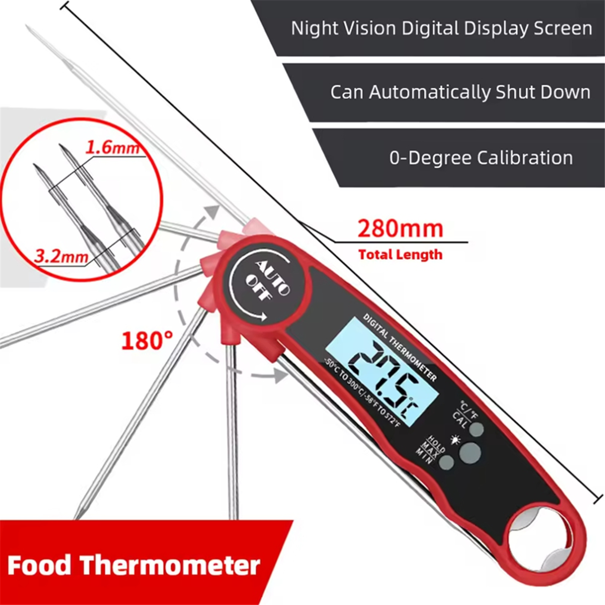 A002 Food Thermometer Kitchen  - огляд і ціна Kitchen Baking Area