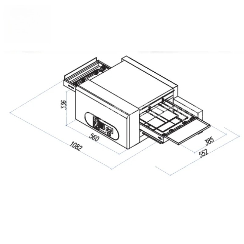 12 20 32 Inch Pizza Conveyor O - огляд і ціна Commercial Kitchen Baking Equipment