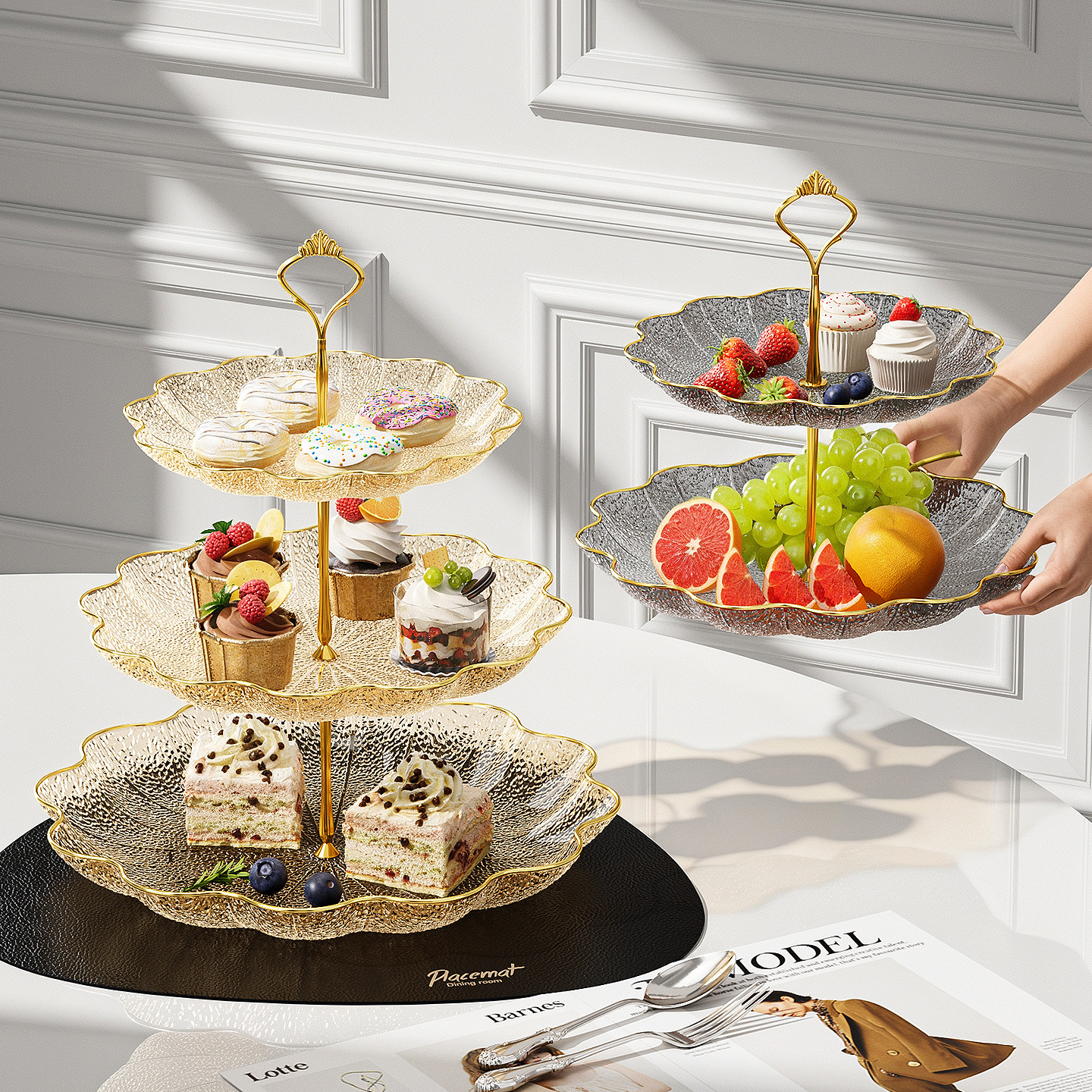 Light Luxury Fruit Plate, Mult - огляд і ціна Cake Board Round